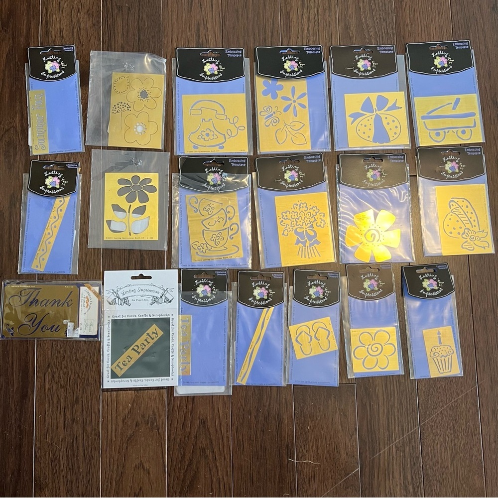 Lasting Impressions VTG Embossing Templates Bundle